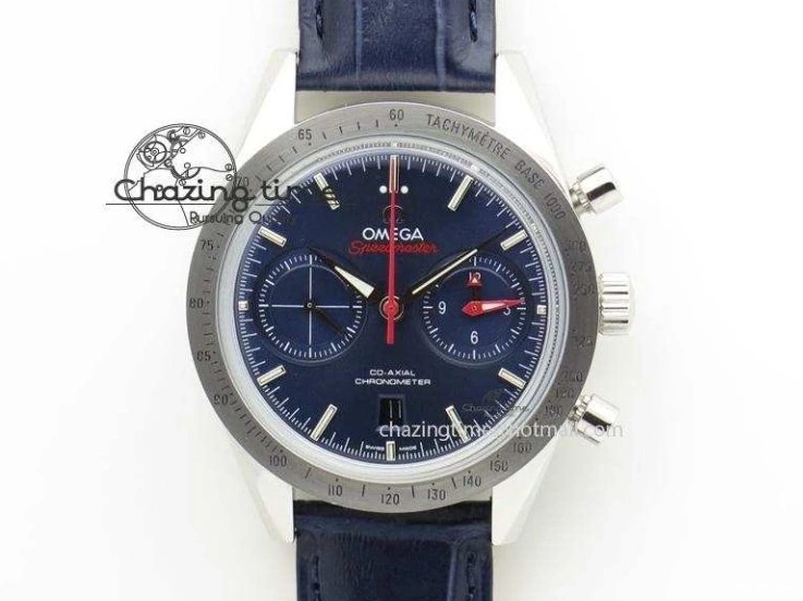 0226 De Ville Hour Vision Co-Axial 41mm SS V6F Best Edition Black Dial On SS Bracelet A BestValue 8277